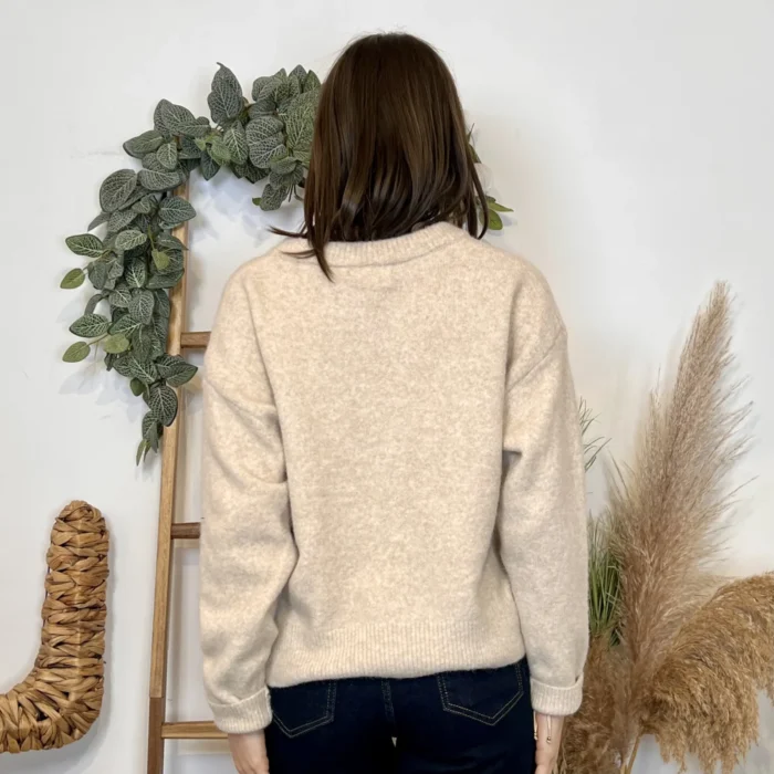 Gilet en mailles (TU) - taupe - taille-unique