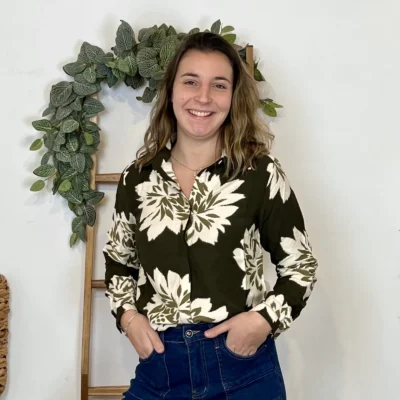 J925 - Chemise By-One (T36-T40) - kaki - 38