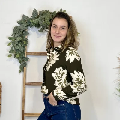 J925 - Chemise By-One (T36-T40) - kaki - 38