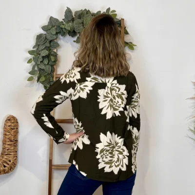 J925 - Chemise By-One (T36-T40) - kaki - 38