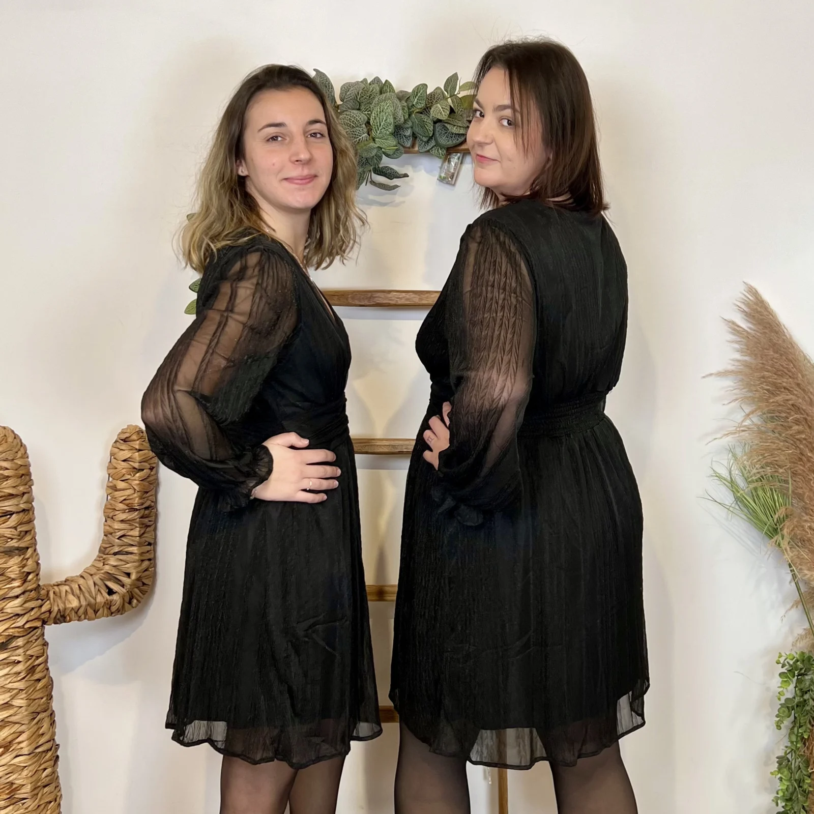 X001- Robe fils brillants (T36-T40) - noir - 38