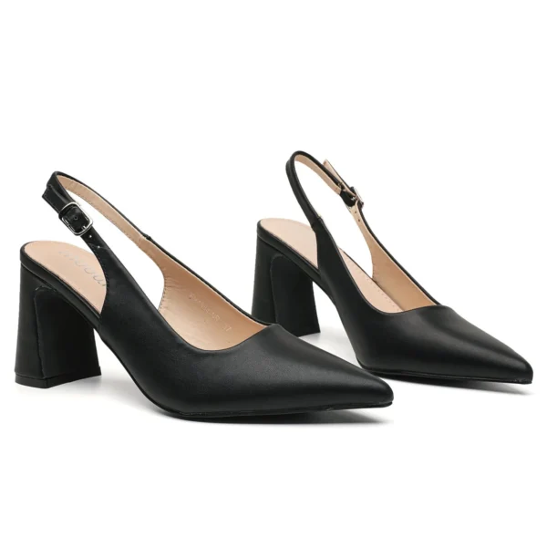 R383- Escarpins MOOW mat - noir - 41