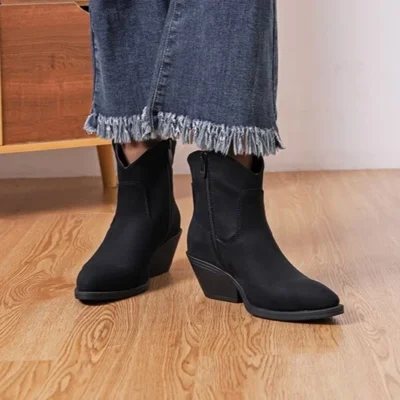R384- Bottines basses Moow - noir - 41