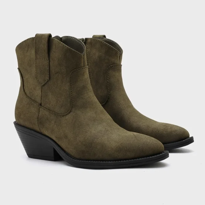 R442- Bottines basses Moow - kaki - 41