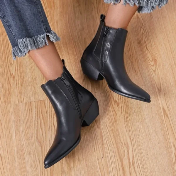 R386- Santiags Basses MOOW - noir - 41