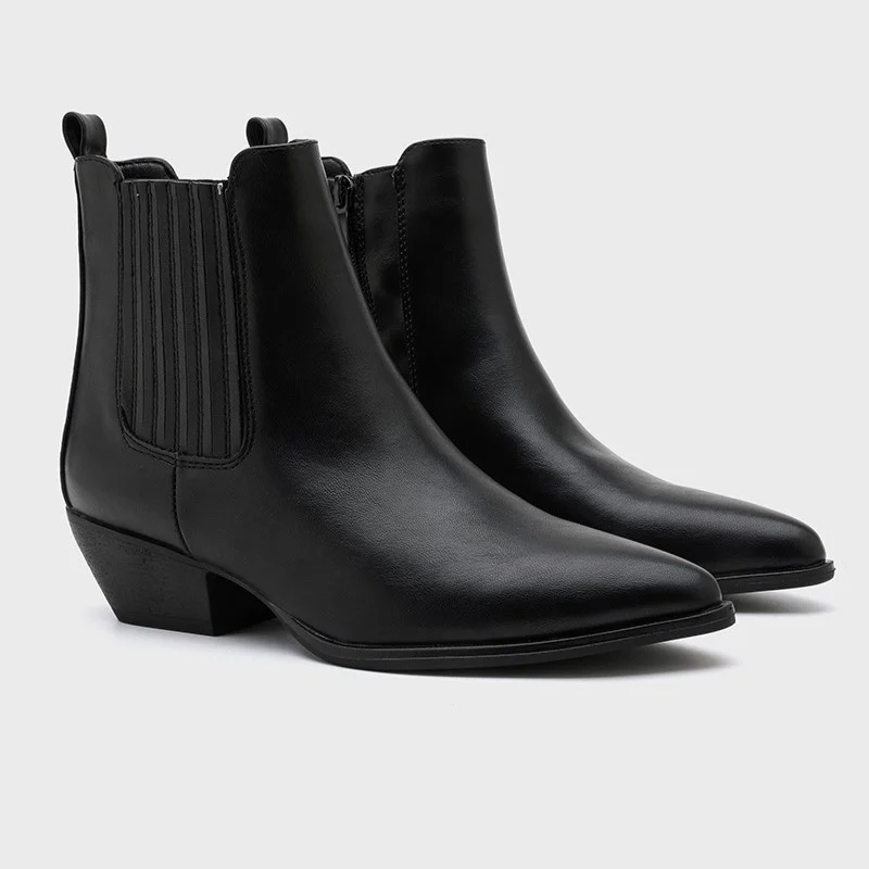 R386- Santiags Basses MOOW - noir - 41