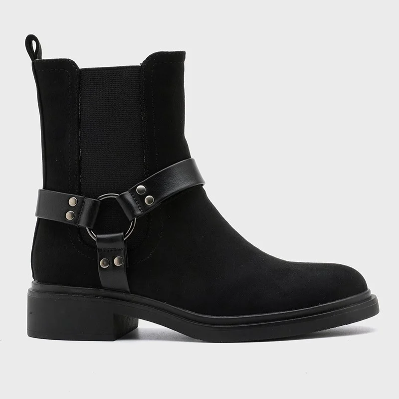 R385- Bottines motardes MOOW - noir - 41