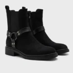 R385- Bottines motardes MOOW - noir - 41