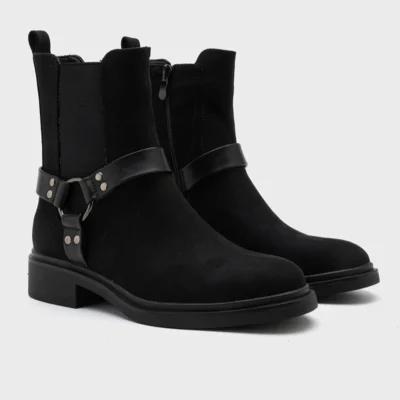 R385- Bottines motardes MOOW - noir - 41