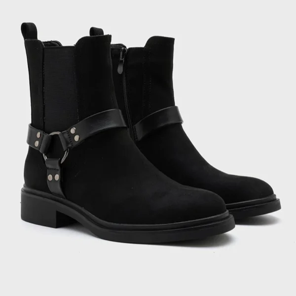 R385- Bottines motardes MOOW - noir - 41