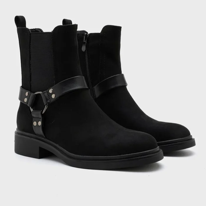 R385- Bottines motardes MOOW - noir - 41