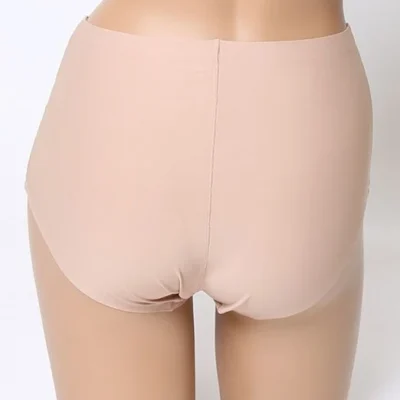 Y798- Culotte haute sans couture - beige - 44