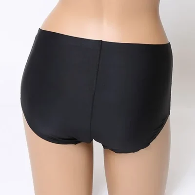 Y798- Culotte haute sans couture - noir - 44