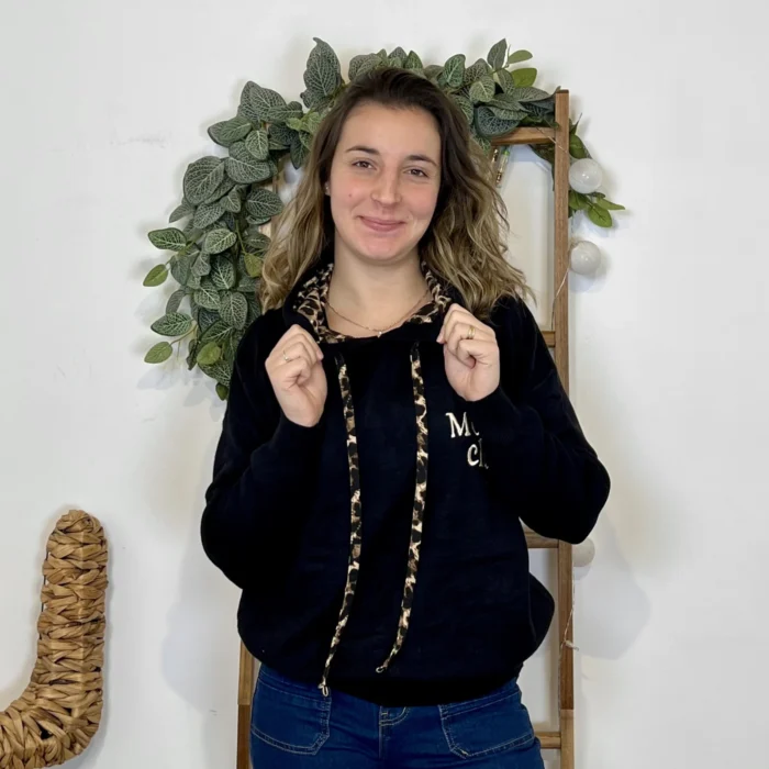 Pull "Cool Mom Club" (TU) - noir - taille-unique