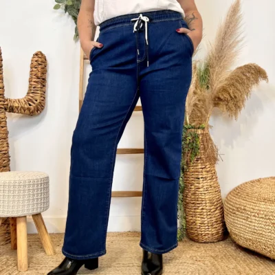 M915 - Jean Wide Voggo (T42-T50) - denim - 50