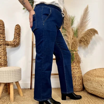 M915 - Jean Wide Voggo (T42-T50) - denim - 50