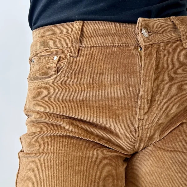 W129- Jean Droite Voggo (T36-T44) - camel - 44