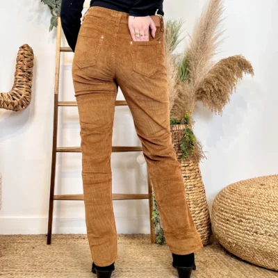 W129- Jean Droite Voggo (T36-T44) - camel - 44