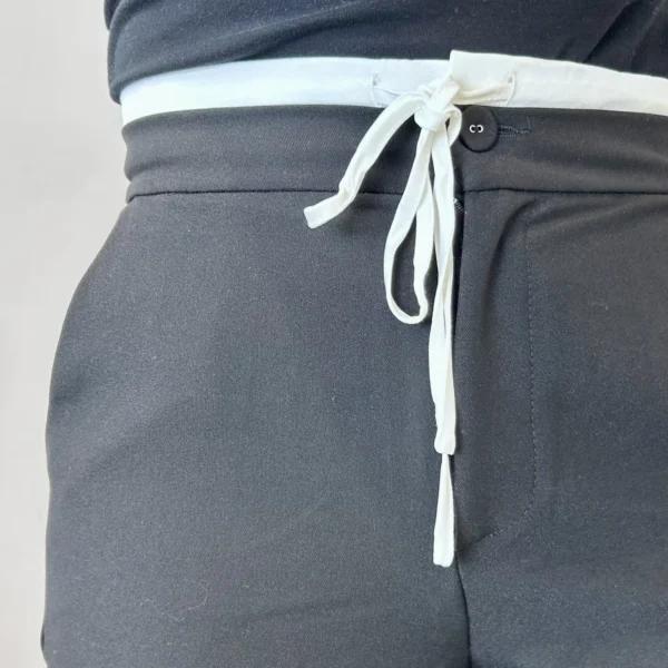 M800 - Pantalon avec bande blanche (T36-T40) - noir - 40