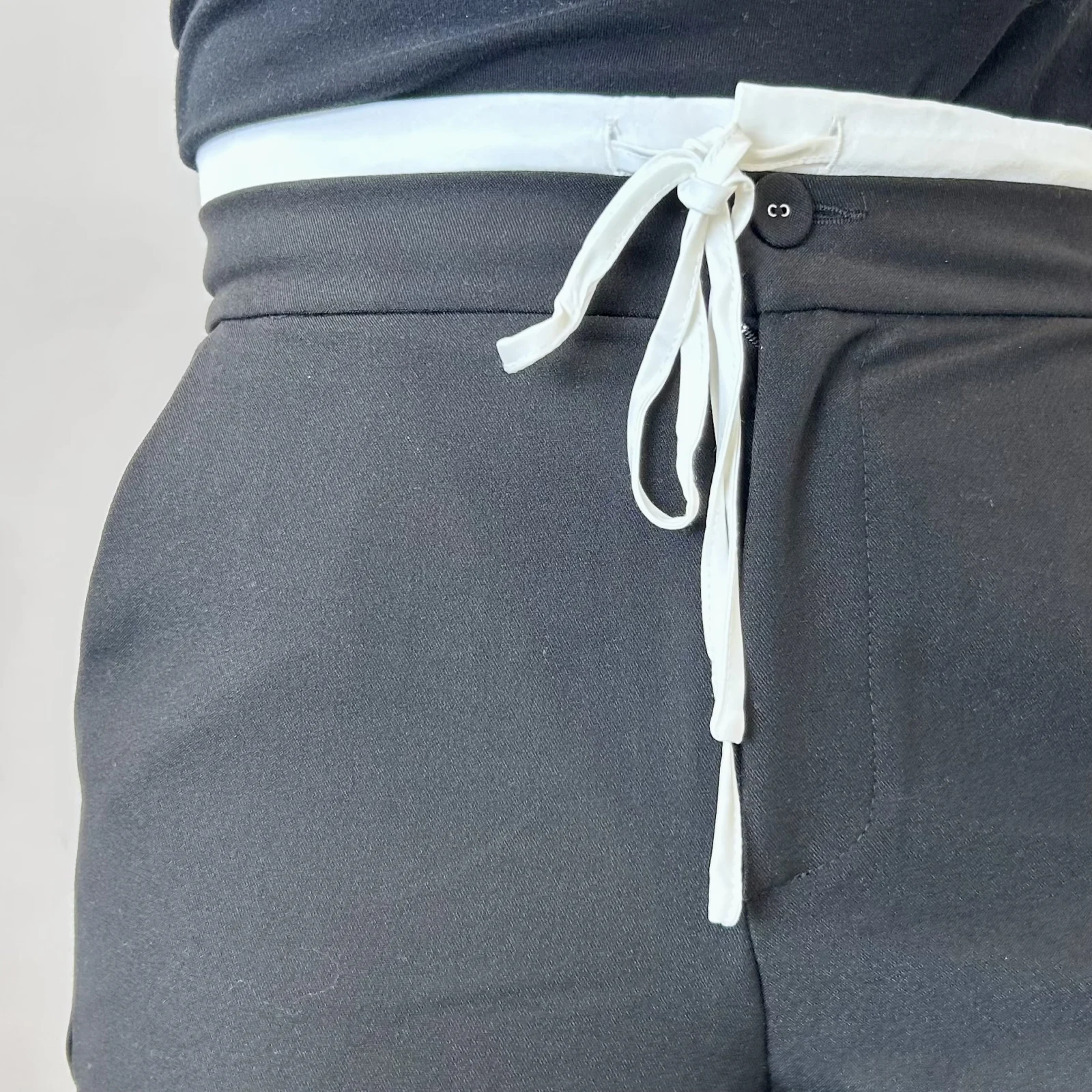 M800 - Pantalon avec bande blanche (T36-T40) - noir - 40