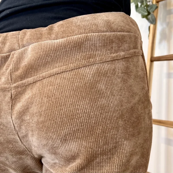 M895 - Pantalon Velours côtelé (TU) - camel - taille-unique-grande-taille