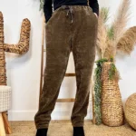 Pantalon Velours côtelé (TU) - marron - taille-unique-grande-taille