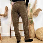 Pantalon Velours côtelé (TU) - marron - taille-unique-grande-taille