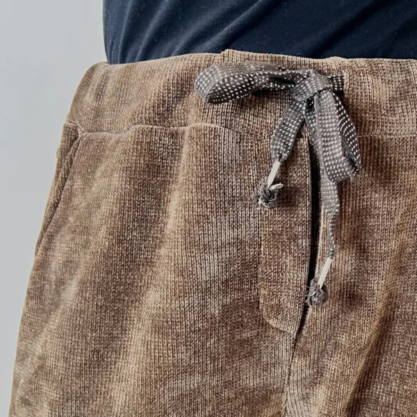 M895 - Pantalon Velours côtelé (TU) - marron - taille-unique-grande-taille