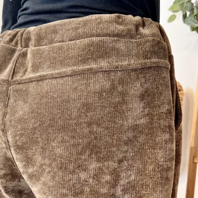 M895 - Pantalon Velours côtelé (TU) - marron - taille-unique-grande-taille