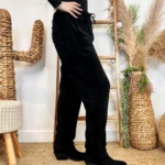 Pantalon Velours côtelé (TU) - noir - taille-unique-grande-taille