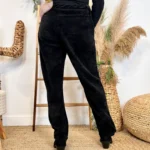 Pantalon Velours côtelé (TU) - noir - taille-unique-grande-taille