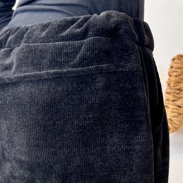 M895 - Pantalon Velours côtelé (TU) - noir - taille-unique-grande-taille