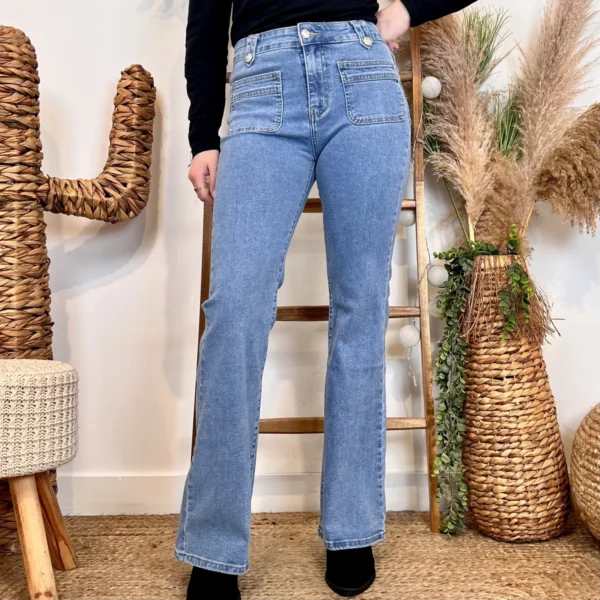 W136 - Jean Bootcut (T36-T44) - denim - 44