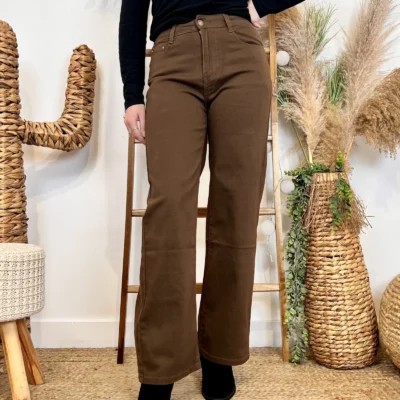 M840 - Jean Wide (T36-T44) - marron - 44