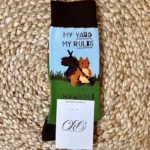 V280 - Chaussettes à motifs - marron-ecureuil - sans-taille