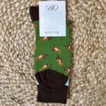 V280 - Chaussettes à motifs - marron-ecureuil - sans-taille