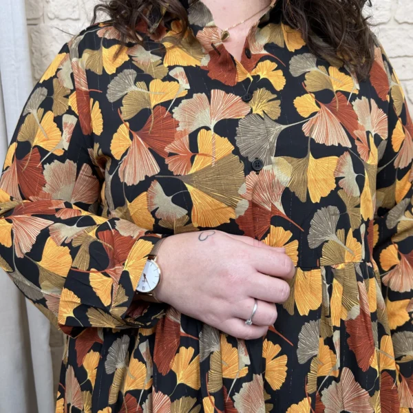 J825 - Robe Ginkgo (T40-T48) - camel - 48