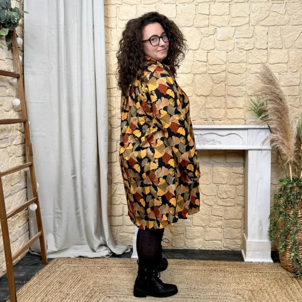 J825 - Robe Ginkgo (T40-T48) - camel - 48