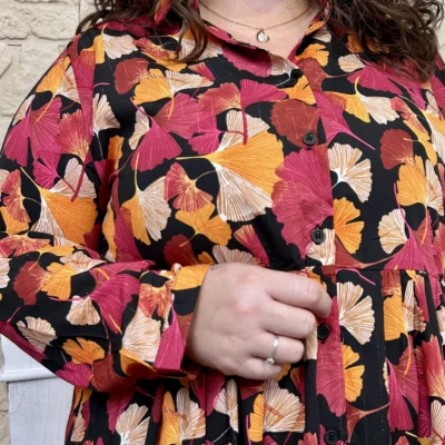 J825 - Robe Ginkgo (T40-T48) - fuchsia - 48