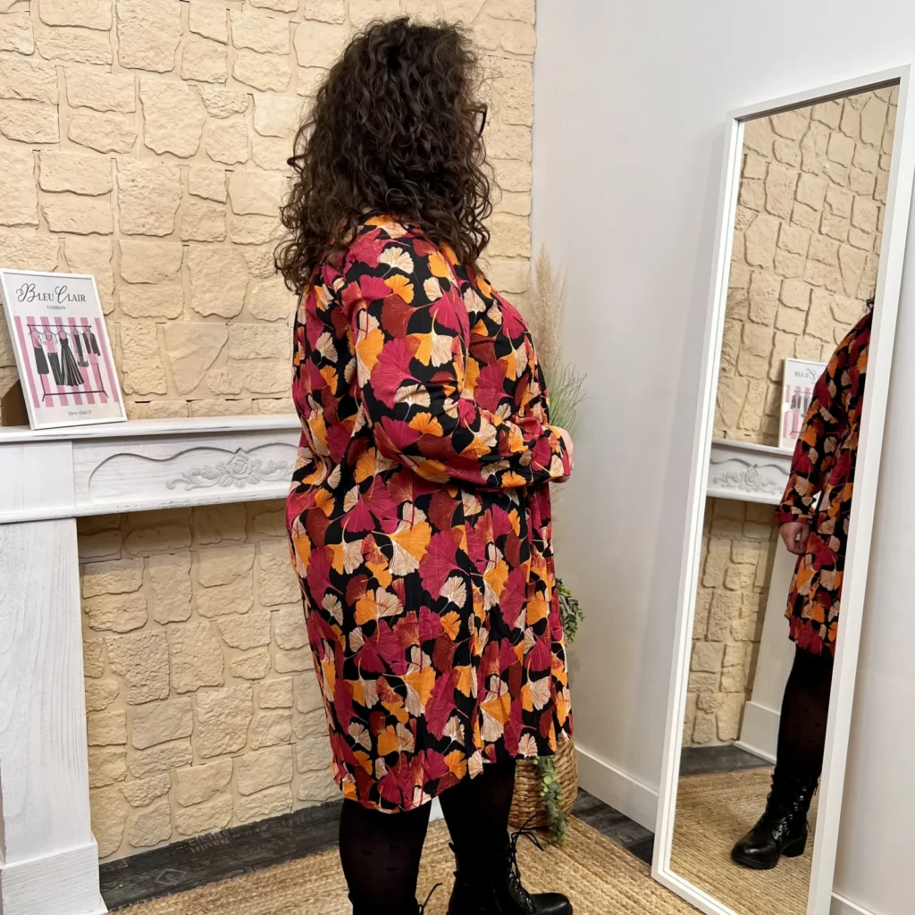 J825 - Robe Ginkgo (T40-T48) - fuchsia - 48