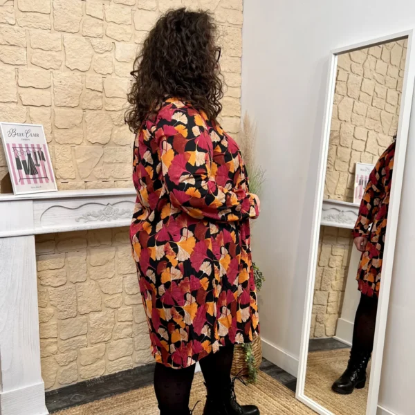 J825 - Robe Ginkgo (T40-T48) - fuchsia - 48