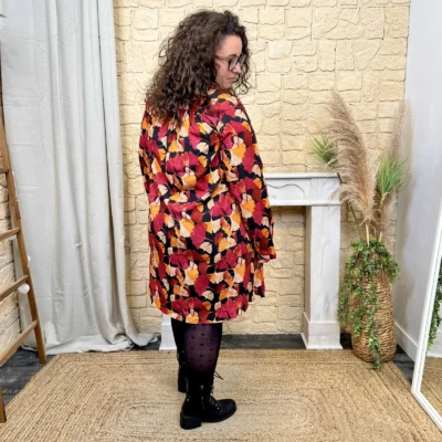 J825 - Robe Ginkgo (T40-T48) - fuchsia - 48