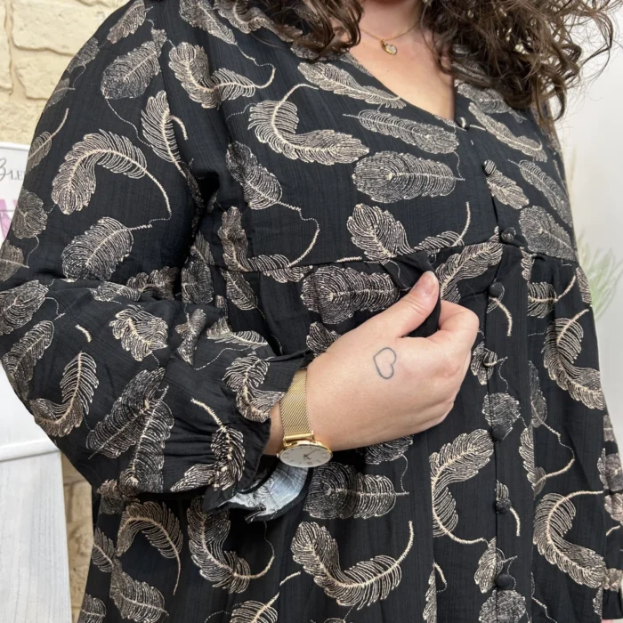 Robe Plumes (T40-T48) - noir - 48