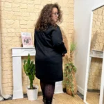 Robe en suédine (T40-T48) - noir - 48