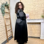 Robe longue satinée (T40-T48)