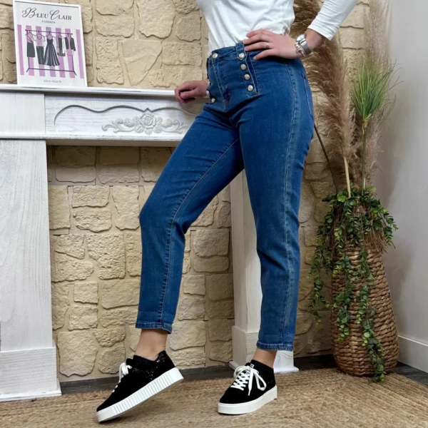 K900 - Jean Mom (T36-T44) - denim - 44