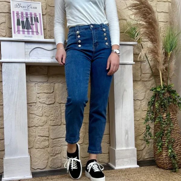 K900 - Jean Mom (T36-T44) - denim - 44