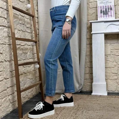 K898 - Jean mom (T36-T44) - denim - 44