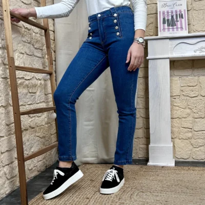 K890 - Jean Voggo droit (T36-T44) - denim - 44