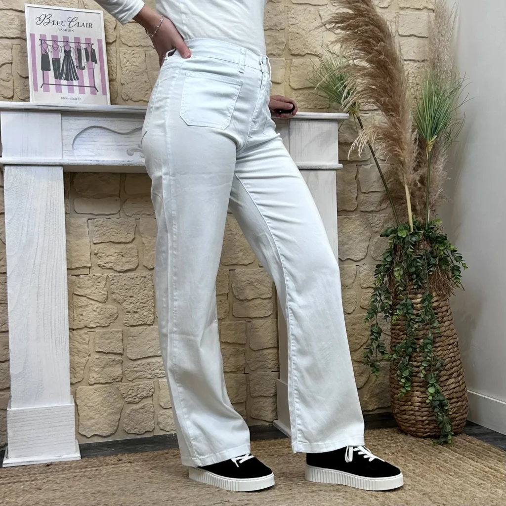K895 - Jean Voggo Wide (T36-T44) - blanc - 44